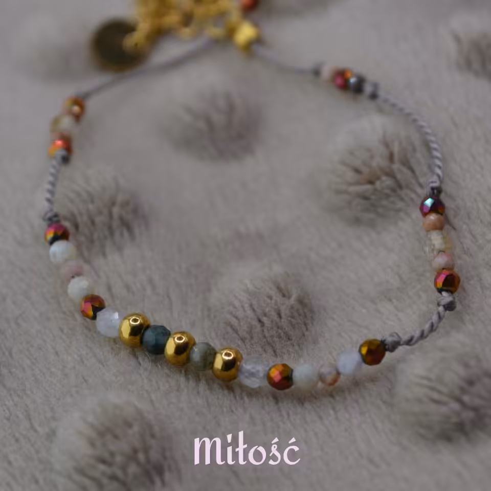 Bransoletka z kamieni naturalnych MAGIC 7 - MIŁOŚĆ