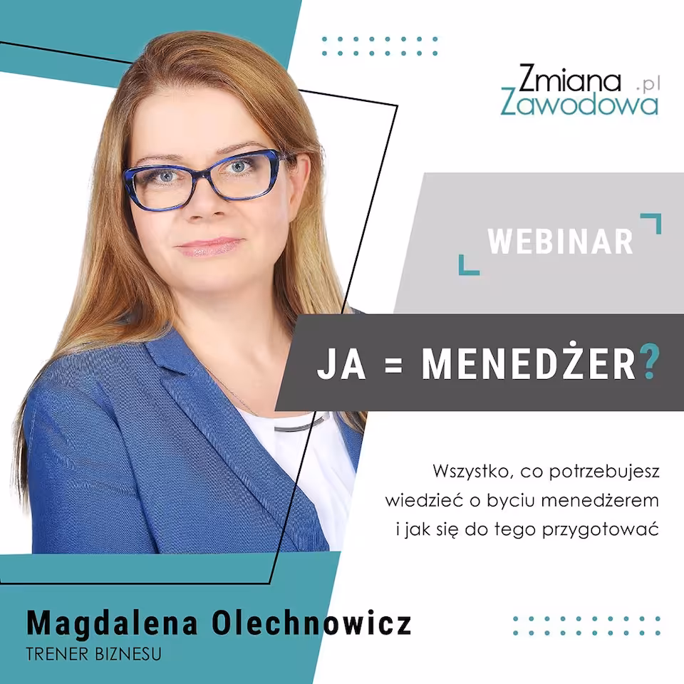 JA = MENEDŻER? - webinar