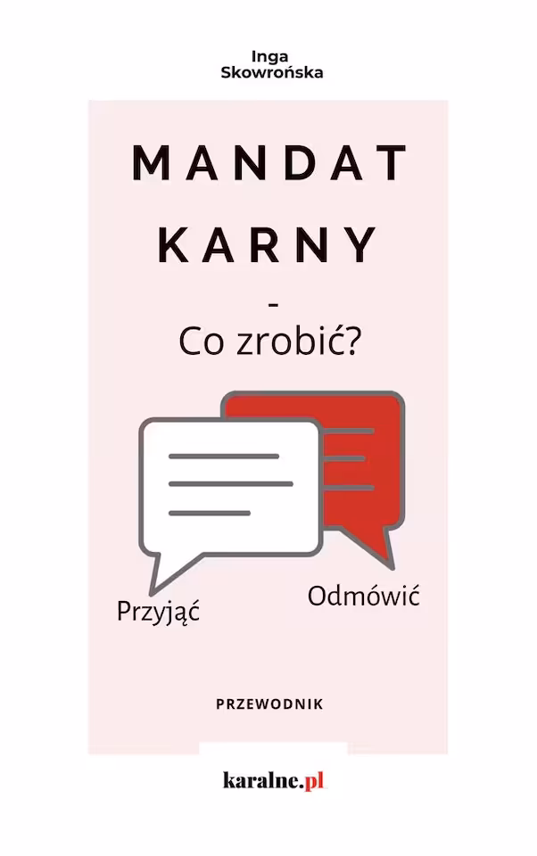 Mandat karny. Co zrobić?