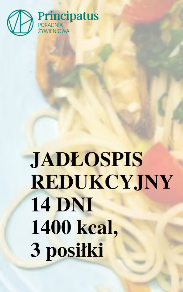 Redukcyjny jadłospis dla ludzi zdrowych na 14 dni, 1400kcal, 3 posiłki, zdjęcia