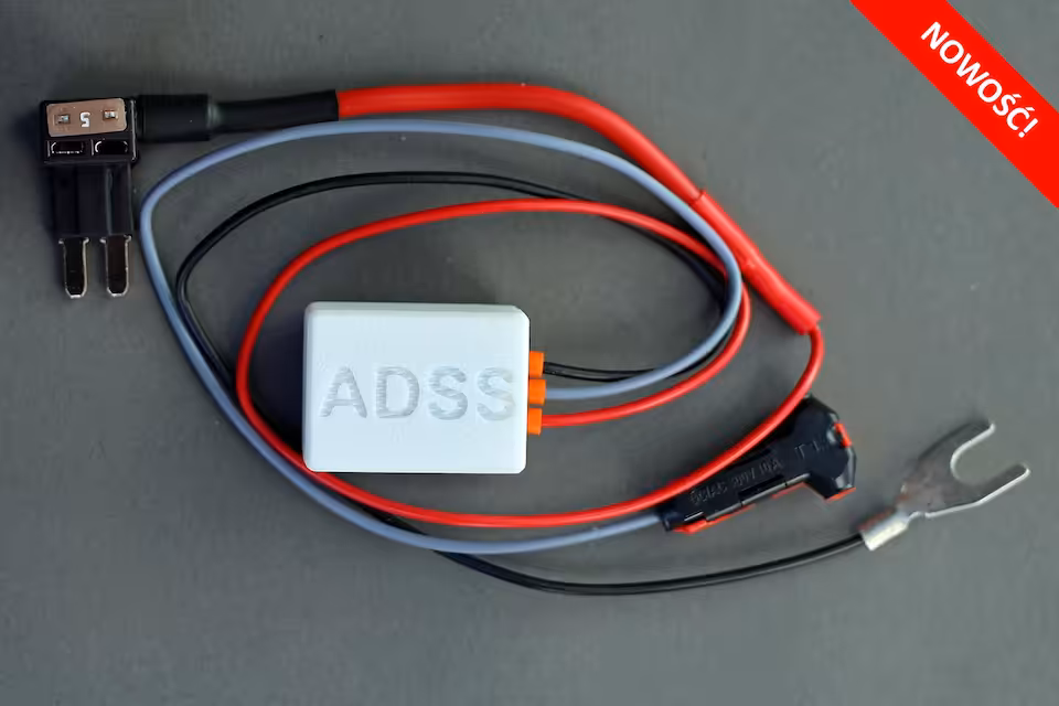miniADSS - moduł automatycznej dezaktywacji systemu START|STOP z trybem "SERWIS" - zestaw do Nissan Qashqai J12 oraz X-Trail T33 - bezpiecznik Micro 2