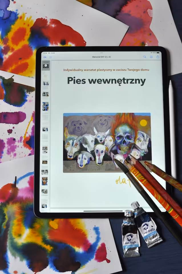 Pies Wewnętrzny - indywidualne warsztaty plastyczne DIY, format PDF