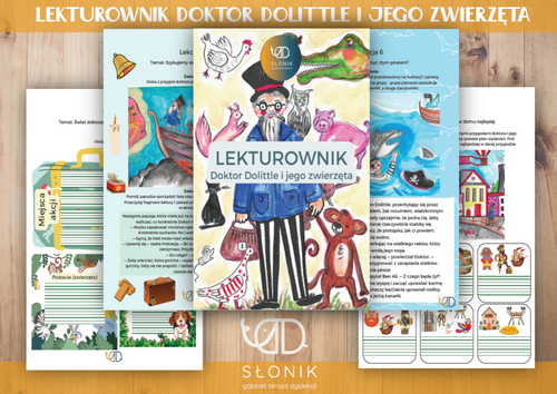 Sklep Slonika / LEKTUROWNIK Doktor Dolittle i jego zwierzęta