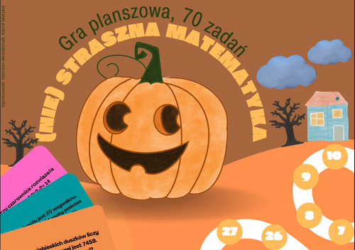 (NIE) STRASZNA MATEMATYKA - gra planszowa, drużynowa.