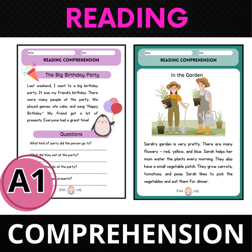 Reading Comprehension A1
