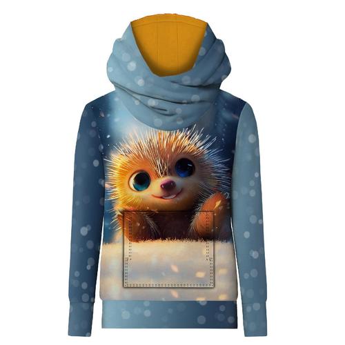 Bluza hydrofobowa unisex - ANIMOWANY JEŻYK (1003)