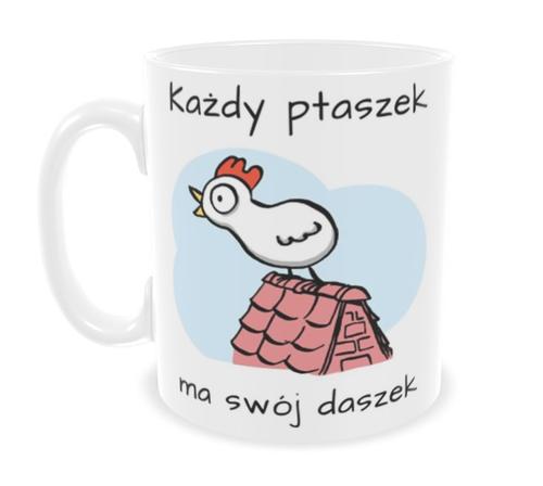 Kubek ceramiczny Garage Print 330 ml Każdy ptaszek ma swój daszek