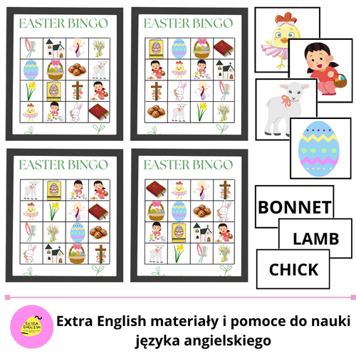 EASTER BINGO 25 PLANSZ