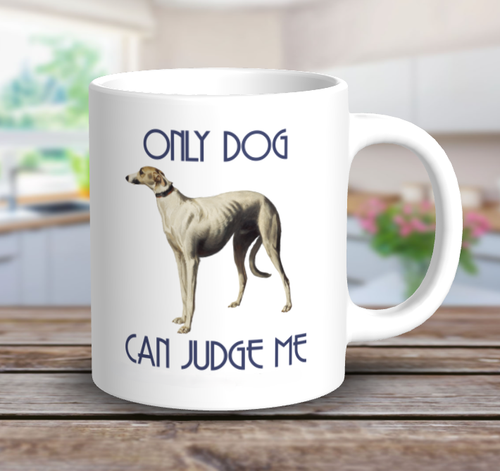 Kubek Sarnodzieło Only Dog Can Judge Me, 330 ml