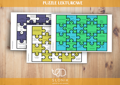 Sklep Slonika / Puzzle lekturowe