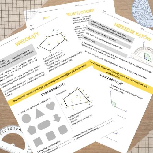 MEGA OKAZJA! FIGURY GEOMETRYCZNE KLASA 4.