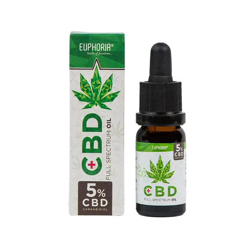 Euphoria Olejek konopny 5% CBD 10 ml Full Spectrum