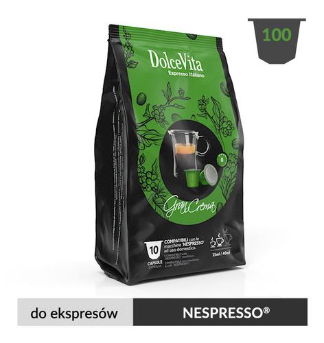 DolceVita Nespresso* Gran Crema 100 kapsułek