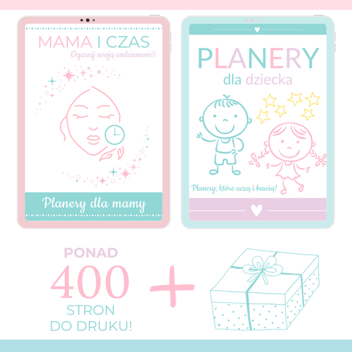 e-book MAMA I CZAS Zestaw: Planery dla mamy + Planery dla dziecka + BONUSY