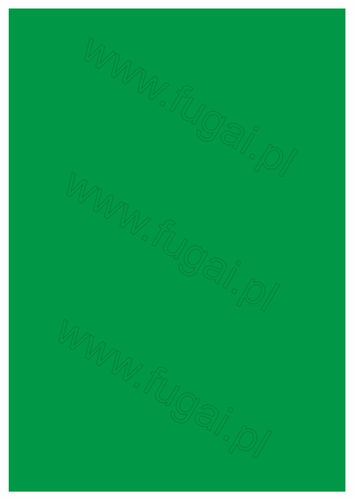 Folia zielona transparentna samoprzylepna A4