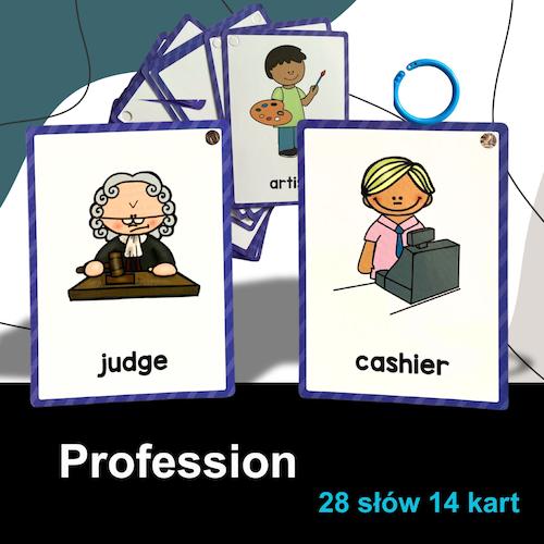 Flashcards Profession 28 słów 14 kart