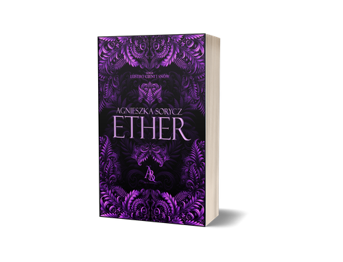 Magiczna paczka ETHER. Oferta subskrybencka. W zestawie: edycja papierowa powieści, zakładka do książki, bonus zapachowy, piękne opakowanie. Oferta promocyjna: 29% rabatu (cena regularna 49,99). Oferta ważna do 15 czerwca 2025!