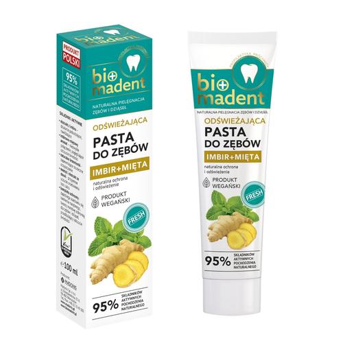 BIO MADENT Pasta do zębów IMBIR+MIĘTA 100 ml