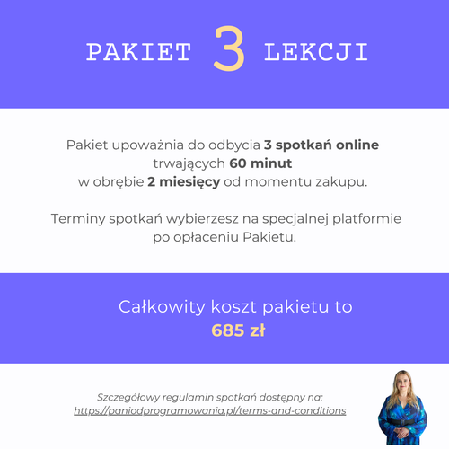 Pakiet 3 Lekcji Programowania w Javie
