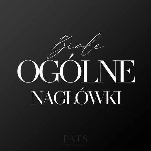 Nagłówki ogólne - białe