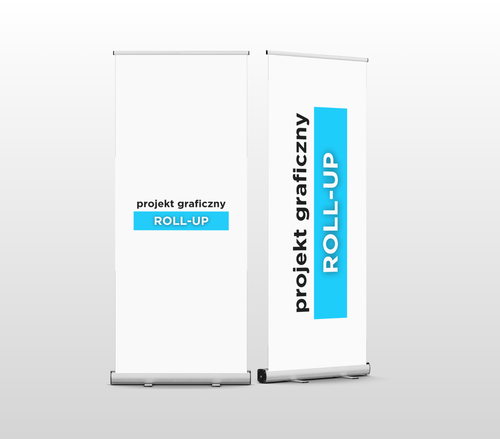 Projekt graficzny - roll-up