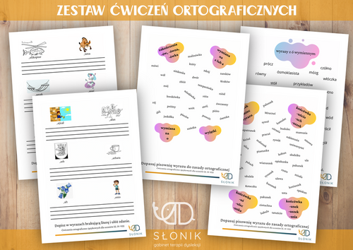 Sklep Slonika / Zestaw ćwiczeń ortograficznych