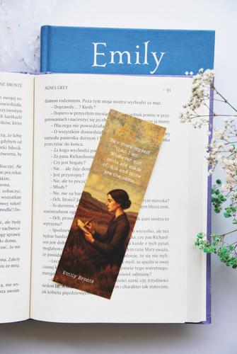 Papierowa zakładka do książki Wichrowe Wzgórza Emily Brontë