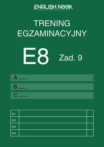 Trening egzaminacyjny - zadanie 9