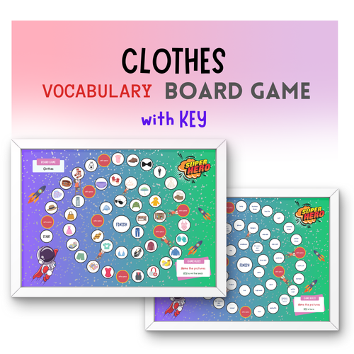 Clothes Board Game with KEY