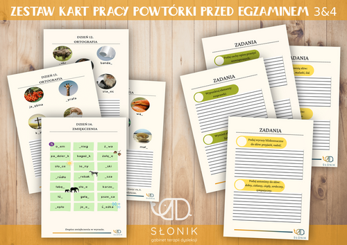 Sklepik Słonika / Powtórki przed egzaminem 3 i 4