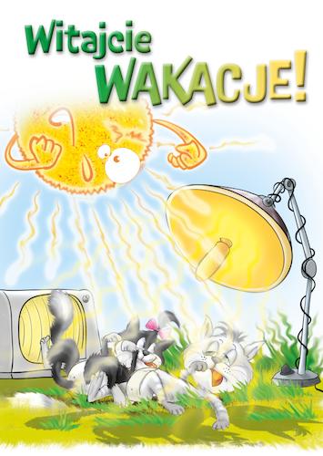 Kartka "WITAJCIE WAKACJE"