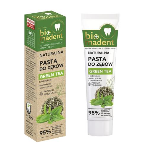 BIO MADENT Pasta do zębów GREEN TEA z prebiotykiem 100 ml