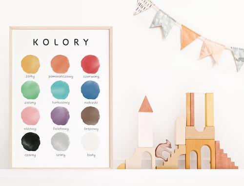 Plakat Kolory