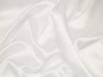 satyna lekka z krepowym spodem kolor - biel mleczna