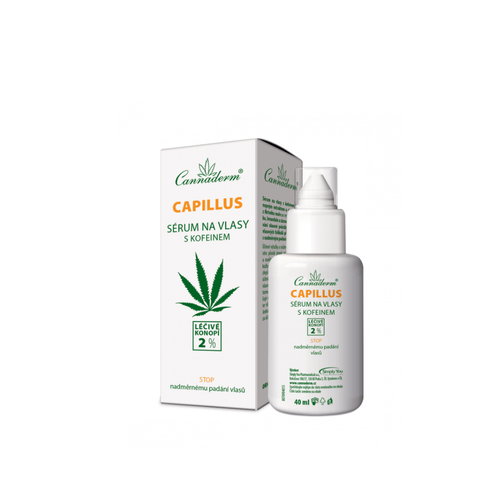 Serum do włosów i skóry głowy z kofeiną Capillus 40ml Cannaderm