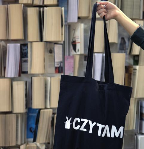 Torba bawełniana z napisem - CZYTAM