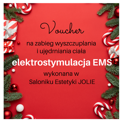 Voucher Świąteczny na zabieg wyszczuplający i redukujący cellulit - Elektrostymulacja EMS