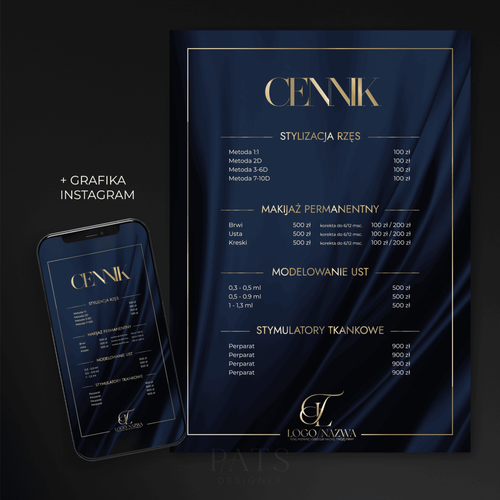 Cennik - granat