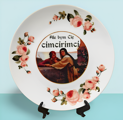 Talerz ceramiczny Sarnodzieło 20 cm Ale bym Cię cimcirimci