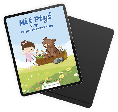 E-BOOK - Miś Ptyś i jego zespół metaboliczny - bajka edukacyjna