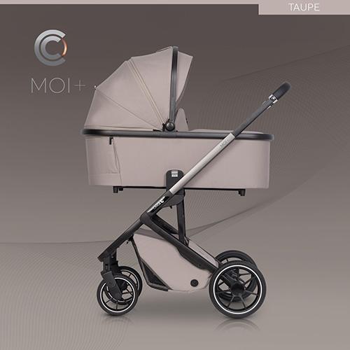 Gondola do wózka dziecięcego Cavoe Moi+ Taupe 2w1 z opcją 3w1 | Top-Maluszek Oświęcim