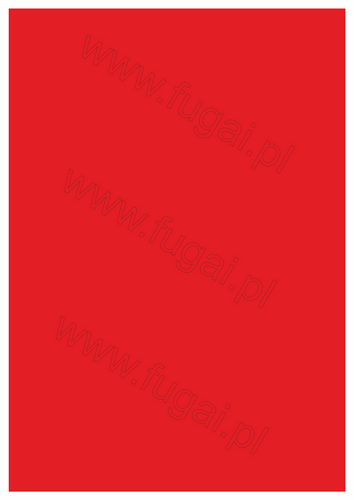 Folia czerwona transparentna samoprzylepna A4