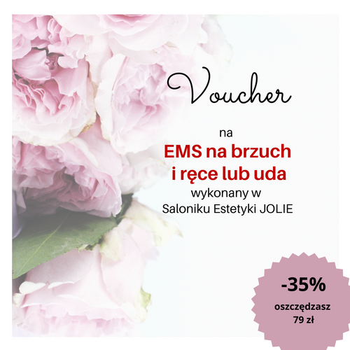 Voucher na Dzień Kobiet - EMS na brzuch + ręce lub uda 146 zł zamiast 225 zł
