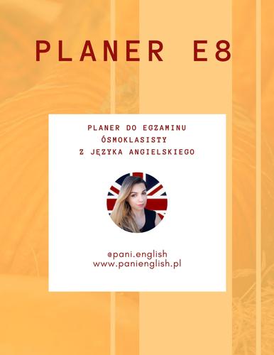 Planer do Egzaminu Ósmoklasisty Pani English 2020
