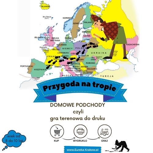 Przygoda na tropie-domowe podchody czyli gra terenowa do druku