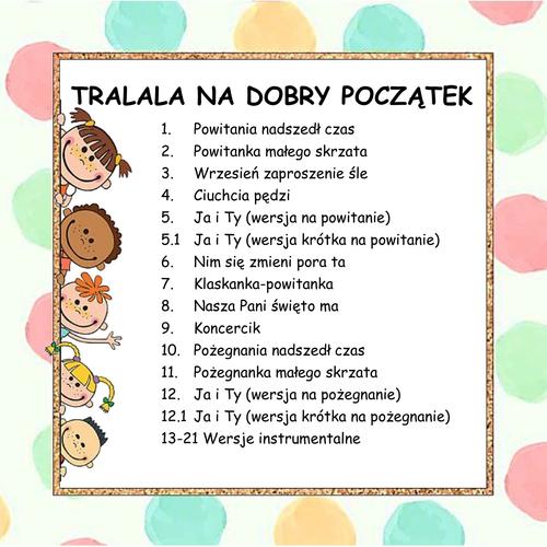 TRALALA NA DOBRY POCZĄTEK - pakiet