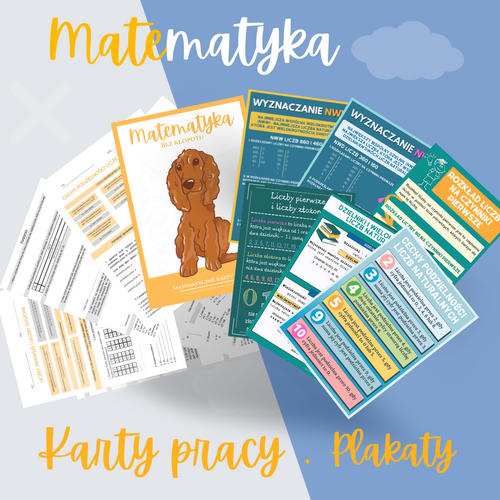 MATEMATYCZNE KARTY PRACY I PLAKATY MATEMATYCZNE CZĘŚĆ DRUGA KLASA 5