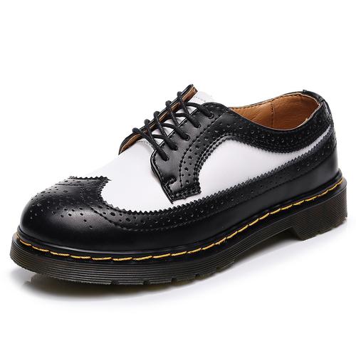 Półbuty smooth oxford allcapone martensy unisex białe