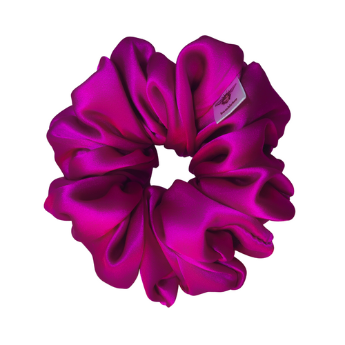 Scrunchie Intense Fuchsia Mega JEDWAB