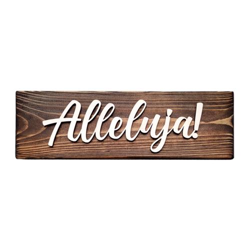 Tabliczka do zdjęć Alleluja